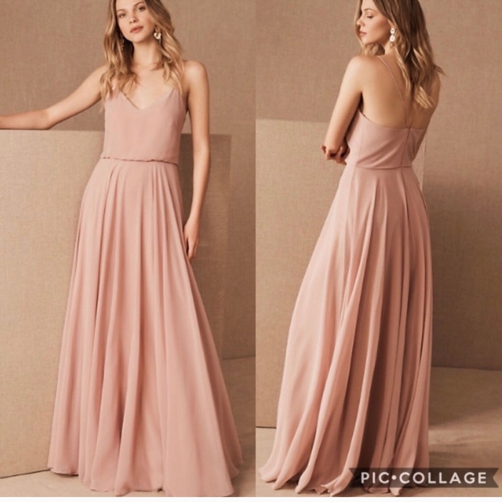 Jenny yoo chiffon bridesmaid dress